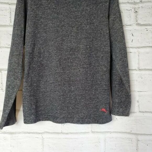 Tommy Bahama Mens Sweater Sz Medium Long Sleeve Pullover Gray Cotton-Poly - Picture 5 of 7